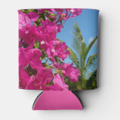 Bougainvillea und Palmen Tropische Natur Dosenkühler (Vorderseite)