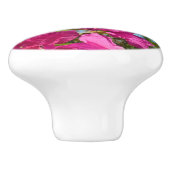 Bougainvillea und Palmen Tropische Natur Keramikknauf (Seitenansicht)