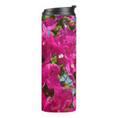 Bougainvillea und Palmen Tropische Natur Thermosbecher (Nach links gedreht)