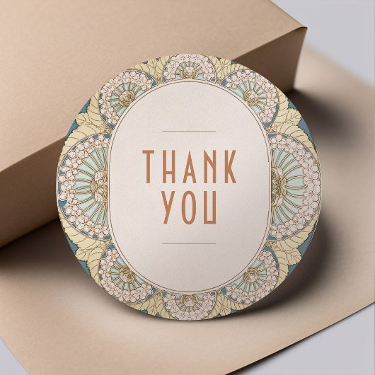 Bougainvillea Vielen Dank Sticker Art Nouveau