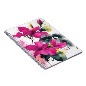 Bougainvillea - Watercolor flowers Notizblock (Rechte Seite)
