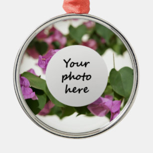 Bougainvillea Weihnachtsbaum Silbernes Ornament