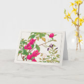 Bougainvillea, Wishbone-Blume von Tanigami Konan Karte (Gelbe Blume)