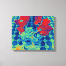 BOUGAINVILLEA WRAPPED CANVAS LEINWANDDRUCK