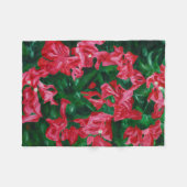 Bougainvilleas - eine Ode an die Natur, Blanket Fleecedecke (Vorderseite (Horizontal))