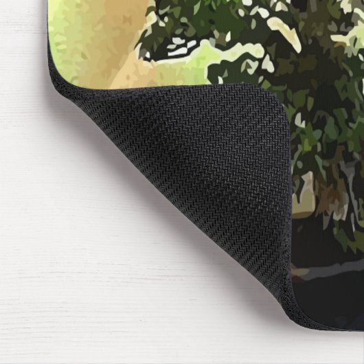 Bouganvilla-Bonsais-Baum Mousepad (Ecke)