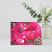 Bouganvilla Postkarte (Stehend Vorderseite)