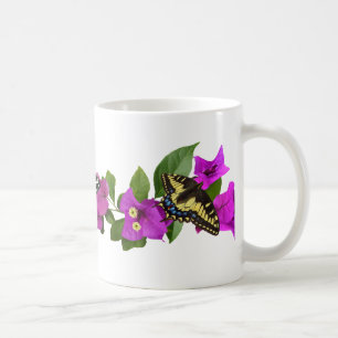 Bouganvilla-Schmetterlings-Tasse Kaffeetasse