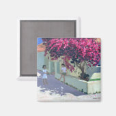 Bouganvillaea Zante 1999 Magnet (Vorderseite/Rückseite)