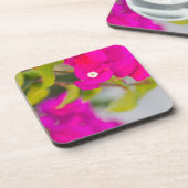 Bouganvillische Blume Getränkeuntersetzer (Linke Seite)