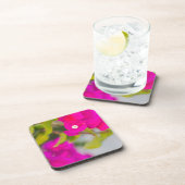 Bouganvillische Blume Getränkeuntersetzer (Rechte Seite)