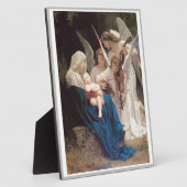 Bougereau Jungfrau mit Angels Christliche Kunst Fotoplatte (Seite)