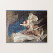 Bougereau Jungfrau mit Angels Christliche Kunst Ji Puzzle (Horizontal)