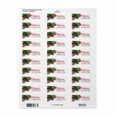 Boughs & Berries Holiday Return Address Label (Vorne)
