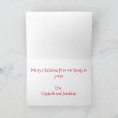 Boughs & Holly Christmas Feiertagskarte (Innenseite)