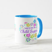 Bought with child support floral mug cup tasse (VorderseiteRechts)