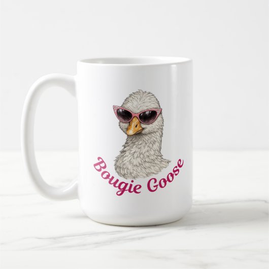 Bougie Goose - Funny Glam Goose Silly Kaffeetasse (Links)