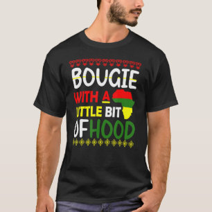 Bougie mit ein wenig Hood Black History Mon T-Shirt