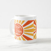 Bougie Sunshine Vibes Kaffeetasse (Vorderseite Links)