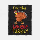 Bougie Turkey Matching Family Group Thanksgiving P Fleecedecke (Vorderseite)