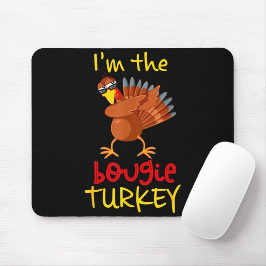 Bougie Turkey Matching Family Group Thanksgiving P Mousepad (Mit Mouse)