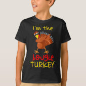 Bougie Turkey Matching Family Group Thanksgiving P T-Shirt (Vorderseite)