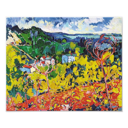 Bougival | Maurice de Vlaminck | Fotodruck (Vorne)