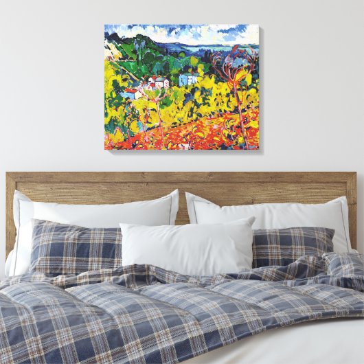 Bougival | Maurice de Vlaminck | Leinwanddruck (Insitu (Schlafzimmer))
