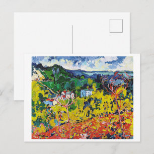 Bougival Maurice de Vlaminck Postkarte