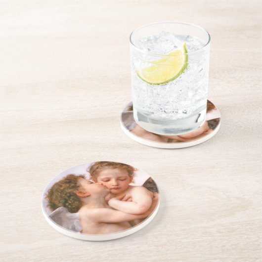 Bouguereau Angel Fine Art Untersetzer (Seite)