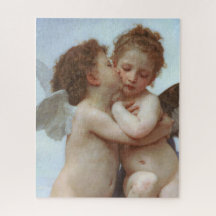 Bouguereau Angels erstes Kiss Valentine Puzzle