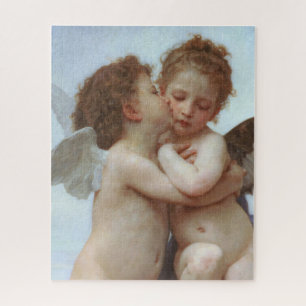 Bouguereau Angels erstes Kiss Valentine Puzzle
