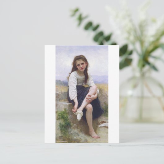 Bouguereau - Avant le Bain Postkarte (Stehend Vorderseite)