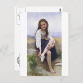 Bouguereau - Avant le Bain Postkarte (Vorne/Hinten)