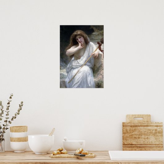 Bouguereau - Bacchante Poster (Küche)