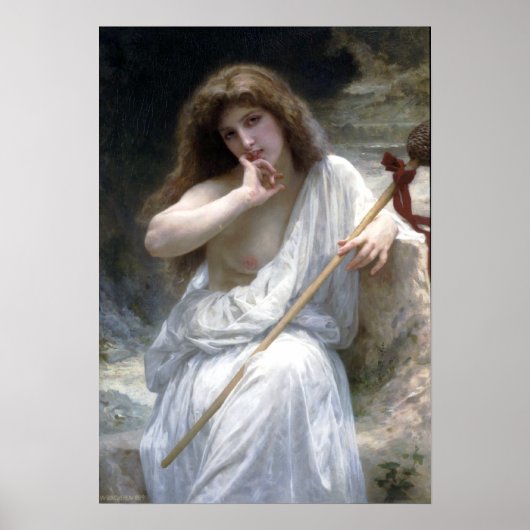 Bouguereau - Bacchante Poster (Vorne)