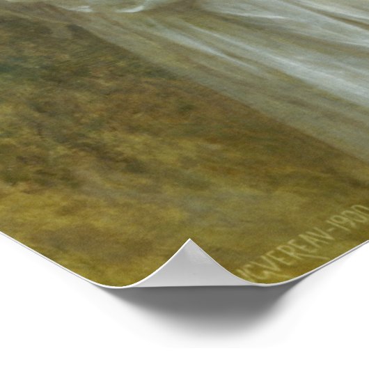 Bouguereau - Branche de Laurier Poster (Ecke)