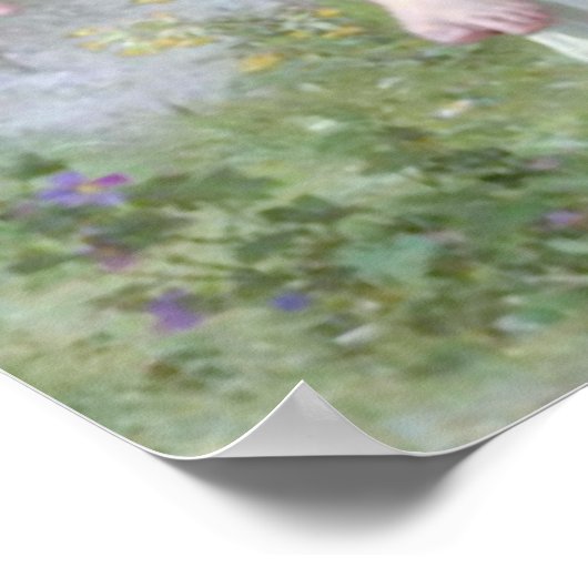 Bouguereau - Chansons de Printemps Poster (Ecke)