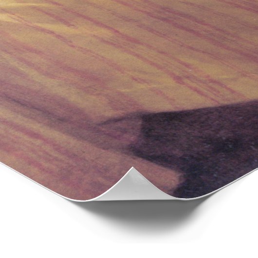 Bouguereau - Child Braiding A Crown, 1874 Poster (Ecke)