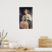 Bouguereau - Child Braiding A Crown, 1874 Poster (Küche)