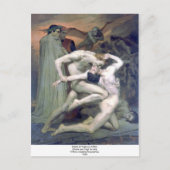 Bouguereau - Dante et Virgile au Enfers Postkarte (Vorderseite)