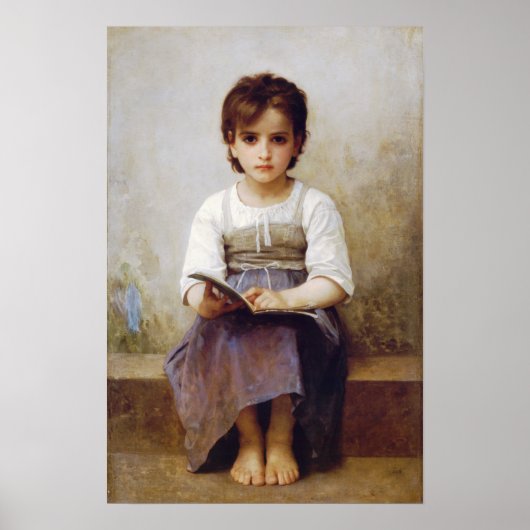Bouguereau, das harte Lektionspopster Poster (Vorne)