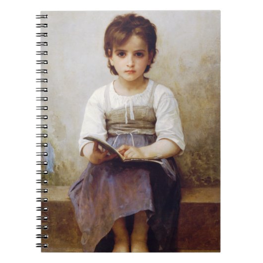 Bouguereau Das harte Lesson-Notebook Notizblock (Vorderseite)