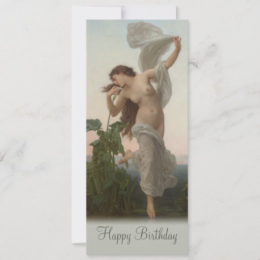 Bouguereau Dawn L’Aurore CC0875 Geburtstag Karte (Vorderseite)