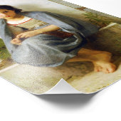 Bouguereau der kleine Knitter Fotodruck (Ecke)