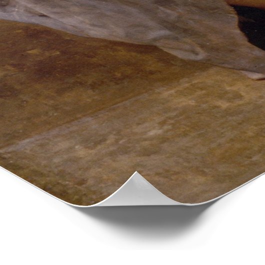 Bouguereau die harte Lektion Poster (Ecke)