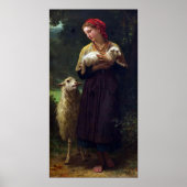 Bouguereau - Die Hirdess Poster (Vorne)