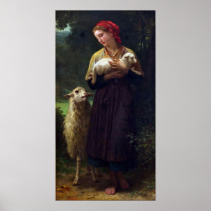 Bouguereau - Die Hirtin Poster