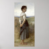 Bouguereau-Die junge Hirdess Poster (Vorne)