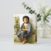 Bouguereau Die kleine Knitter-Postkarte Postkarte (Stehend Vorderseite)